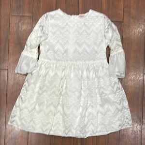 White Lace Dress. Perfect for family pictures
